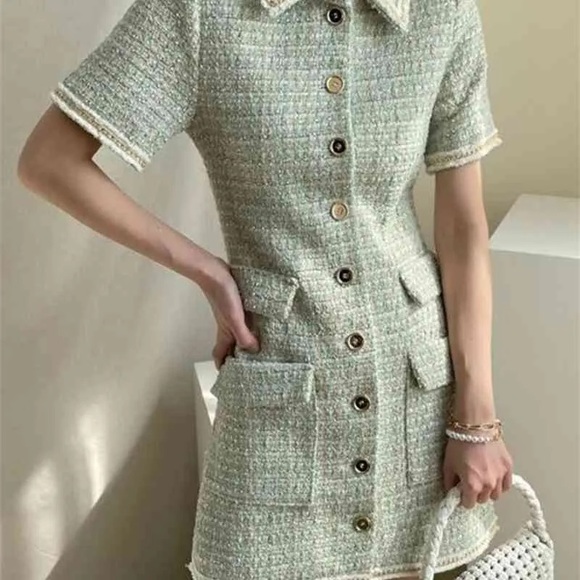 LIMI Tweed Dress NWOT Size S - Picture 3 of 11